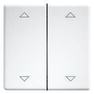 Eltako DW-FT55-rw+2P Doppelwippen 55er Design u.E-Design55 reinweiß 30000986