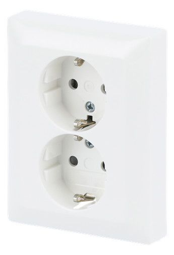 BJ 202 EUJB-914 SCHUKO® Doppelsteckdose volle Abdeckung EBS