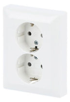 BJ 202 EUJB-914 SCHUKO® Doppelsteckdose volle Abdeckung EBS
