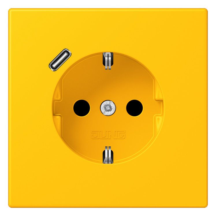 Jung LC1520-18C263 SCHUKO-Steckd.m.USB Typ C LC4320W
