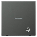 Jung AL2990KO5KAN Wippe Klingel Lichtleiter LS Aluminium anthrazit