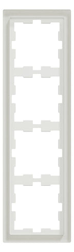 Mert MEG 4040-6520 D-Life Glas Rahmen 4fach Kristallweiß