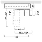 Zumtobel SUP2 M PROJ LED800-940 FRM DIM BK Strahler Projektion sw 42927724