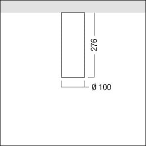 Zumtobel P-INF SC R100 LED1600-930 LDO GD WH LED Decken-Anbauleuchte 60818404