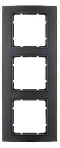 Berker 10133005 Rahmen 3fach B.3 Alu schwarz/anthrazit