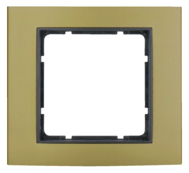Berker 10113016 Rahmen 1fach B.3 Alu gold/anthrazit