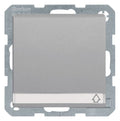 Berker 47526084 Steckdose SCHUKO+Klappd. B-feld+erh.BS Q.1/Q.3 alu samt lackiert