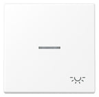 Jung LS 990 KO5 L WWM Wippe 1f m.Lichtleiter Symbol Licht Serie LS