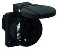 Bals 71104 Schuko-Anbausteckdose gerade QC 16A 3p IP54 schwarz ortsveränderlich