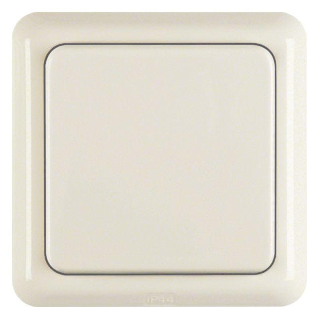 Berker 4718 Steckdose SCHUKO m.Klappd. u.Rahmen wg Up IP44 weiß glänzend