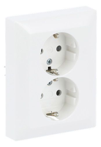 BJ 202 EUJB-914 SCHUKO® Doppelsteckdose volle Abdeckung EBS