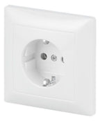 BJ 20 EUJR-914 SCHUKO Steckdose Vollplatte o.Spr. alpinweiß balance SI