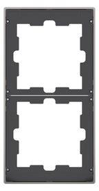 Mert MEG 4020-6550 D-Life Metall Rahmen 2fach Nickelmetallic