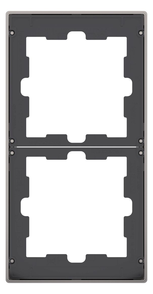 Mert MEG 4020-6550 D-Life Metall Rahmen 2fach Nickelmetallic