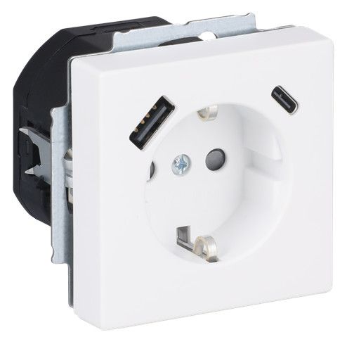 BJ 20 EUCB2USBAC-884 SCHUKO®-/USB-A+C Steckdose