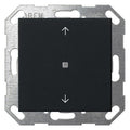 GIRA 5172005 Taster Wippe 1fach Pfeile OneKNX System 55 Schwarz matt (lackiert)