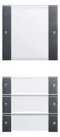 GIRA 213428 Wippenset 4fach (1+3) BSF System 55 Klar/Anthrazit