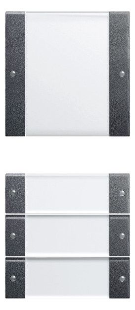 GIRA 213428 Wippenset 4fach (1+3) BSF System 55 Klar/Anthrazit