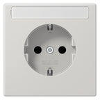 Jung LS1520KINALG SCHUKO Steckdose Schriftf. erh.Ber.schutz lichtgrau