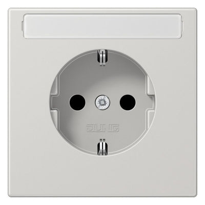 Jung LS1520KINALG SCHUKO Steckdose Schriftf. erh.Ber.schutz lichtgrau