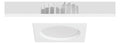 RZB 901437.002 Einbaudownlight LED 13,1W-3000K 170x170x93,107° 640lm