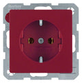 Berker 41436012 Steckdose SCHUKO Q.1/Q.3 rot samt