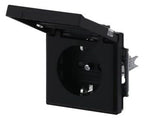 BJ 20 EUKNB-885 SCHUKO Steckdosen-Einsatz schwarz matt future