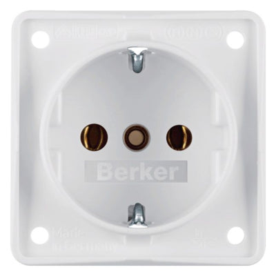 Berker 941852502 Steckdose SCHUKO Integro polarweiß matt