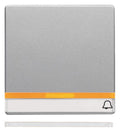 Berker 16286074 Wippe m.2beil.Linsen u.B-feld Q.1/Q.3 alu samt lackiert