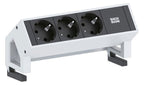 Bachmann 902.2048 DESK2 3xSchuko Strom 0,2m GST18 RAL9010