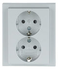 BJ 202 EUJB-83 SCHUKO® Doppelsteckdose volle Abdeckung EBS
