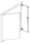 ABN GBRU37T Blendrahmen m.Volltüre f.UP-Flachverteiler,3x7-reihig
