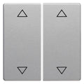 Berker 16446084 Wippe m.Aufdruck Symbol Pfeile Q.1/Q.3 alu samt lackiert