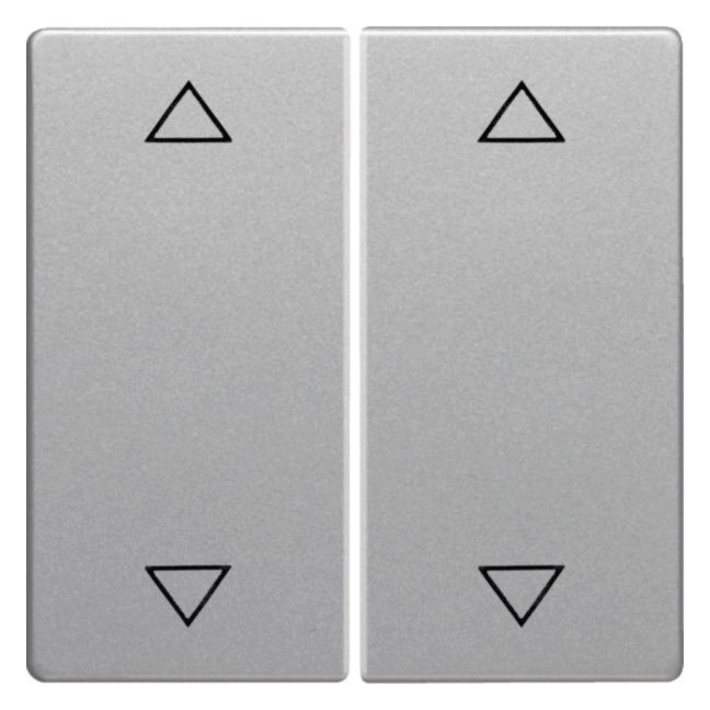 Berker 16446084 Wippe m.Aufdruck Symbol Pfeile Q.1/Q.3 alu samt lackiert