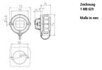 Mennekes 17038 Anbaudose SCHUKO 16A2p+E 230V IP68 BL