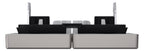 Mert MEG 3420-6050 Doppelwippe Kontroll fenster Nickel metallic