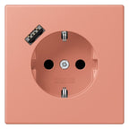 Jung LC1520-18A233 SCHUKO-Steckd.m.USB Typ A LC32111