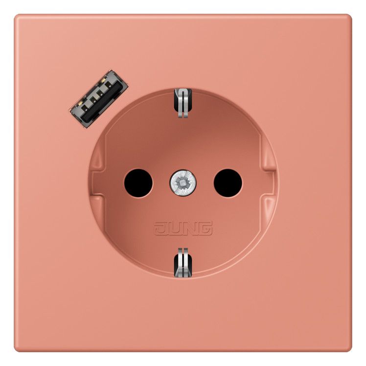 Jung LC1520-18A233 SCHUKO-Steckd.m.USB Typ A LC32111