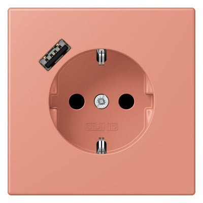 Jung LC1520-18A233 SCHUKO-Steckd.m.USB Typ A LC32111