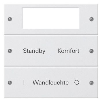 GIRA 221203 Wippenset 2fach Plus beschreib. System 55 Reinweiß gl.(lack.)