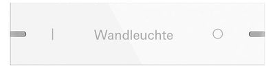 GIRA 8324903 Wippe indiv. Tastsensor4 4fach TS4 Aluminium Reinweiß gl.(lack.)