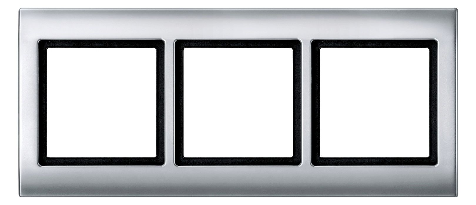 Mert 400360 AQUADESIGN-Rahmen 3fach aluminium