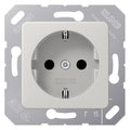 Jung CD5120BFLG SCHUKO Steckdose f.Klappdeckel bruchsicher lichtgrau