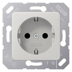 Jung CD5120BFLG SCHUKO Steckdose f.Klappdeckel bruchsicher lichtgrau