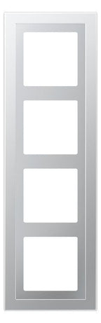 Jung ALD2984-L Rahmen 4fach LS/FD-design Aluminium lackiert