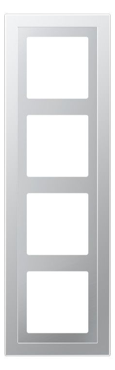 Jung ALD2984-L Rahmen 4fach LS/FD-design Aluminium lackiert