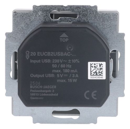 BJ 20 EUCB2USBAC-83 SCHUKO®-/USB-A+C Steckdose