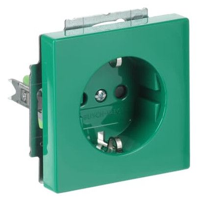 BJ 20 EUCB-13-82-102 SCHUKO Steckdosen-Einsatz gn RAL6032 future