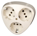 Kopp 111401004 STANDARD Schuko Steckdose 3f Komplettgerät cremeweiß