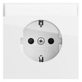 GIRA 446270 SCHUKO-Steckdose BSF+SH Flächenschalter Reinweiß